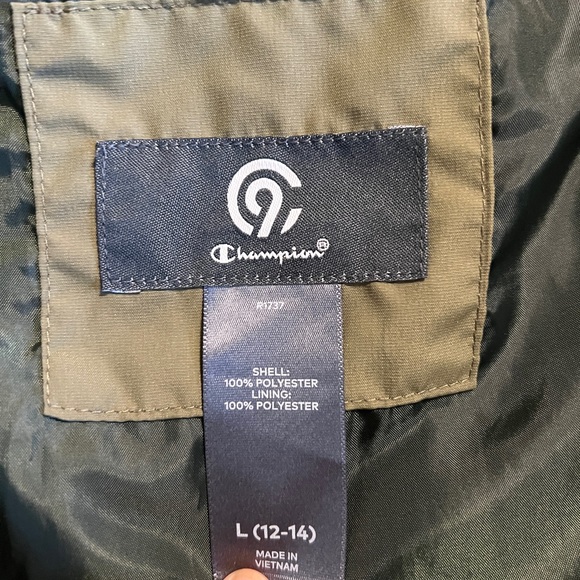 Champion Water Resistant Jacket BOYS size L 12-14 WOMEN’S size SMALL - Picture 6 of 8